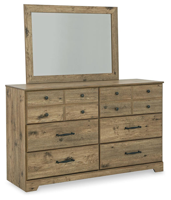ASHLEY FURNITURE B2119B1 Shurlee Dresser and Mirror