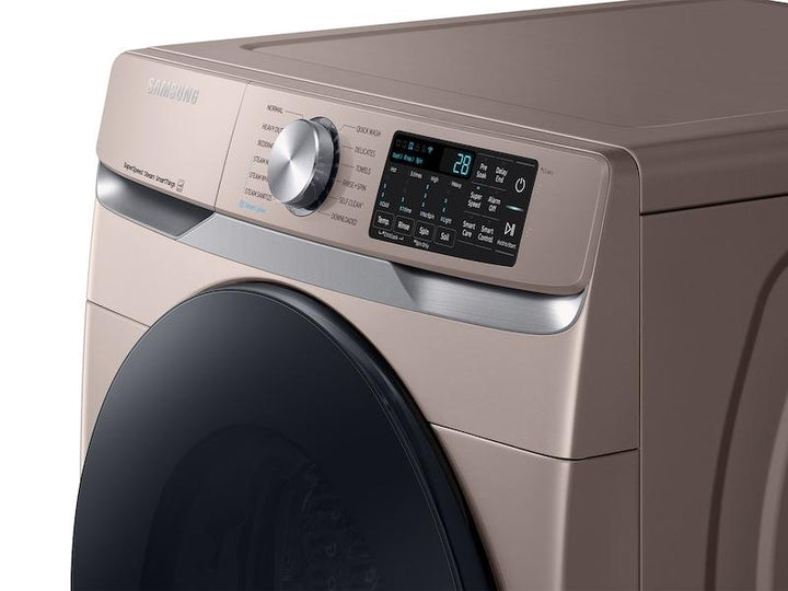 SAMSUNG WF45B6300AC 4.5 cu. ft. Large Capacity Smart Front Load Washer with Super Speed Wash - Champagne