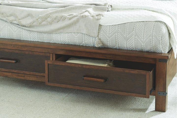 ASHLEY FURNITURE B759B6 Wyattfield King Panel Bed With Storage