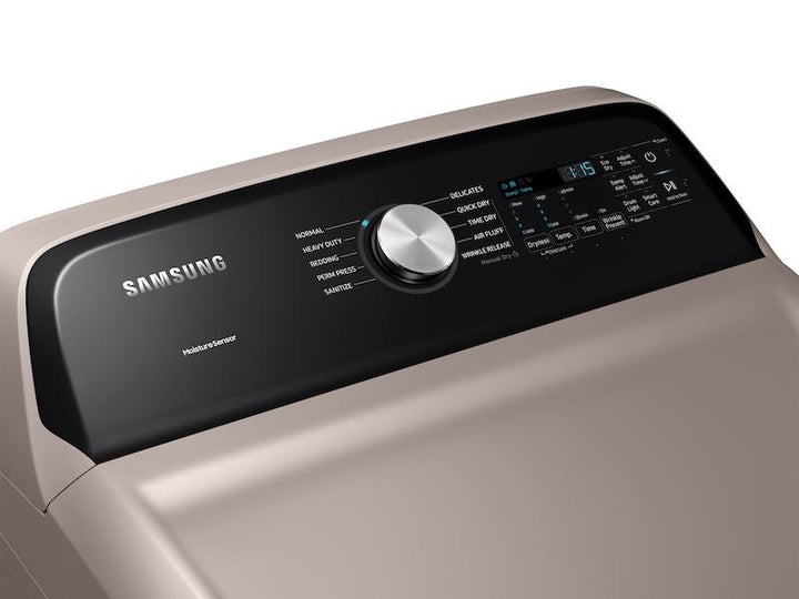 SAMSUNG DVE50T5300C 7.4 cu. ft. Electric Dryer with Sensor Dry in Champagne