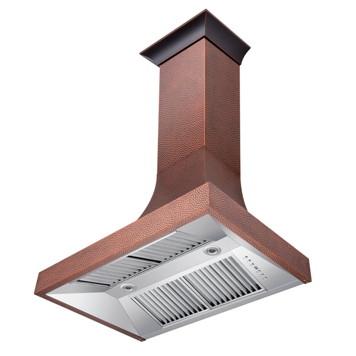 ZLINE KITCHEN AND BATH 8632H30 ZLINE Designer Series Hand-Hammered Copper Finish Wall Range Hood Size: 30 Inch