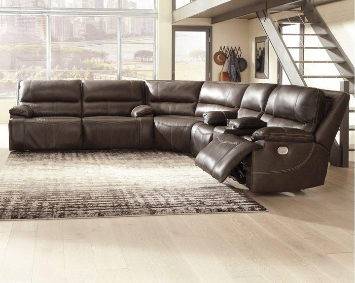 ASHLEY FURNITURE U43701S1 Ricmen 3-piece Power Reclining Sectional