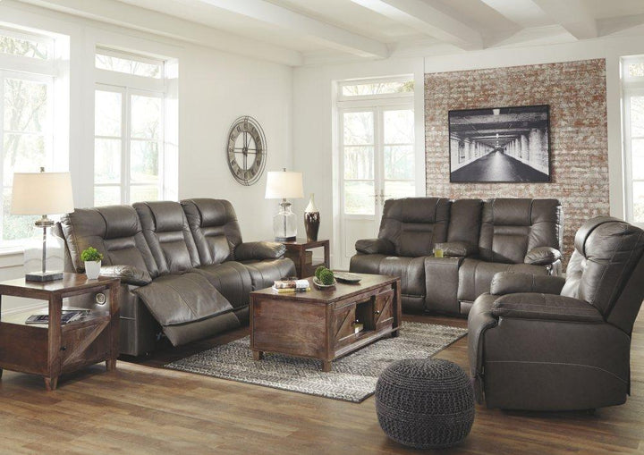 ASHLEY FURNITURE PKG008012 Sofa, Loveseat and Recliner