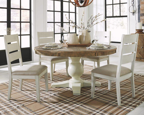 ASHLEY FURNITURE PKG000624 Dining Table and 4 Chairs