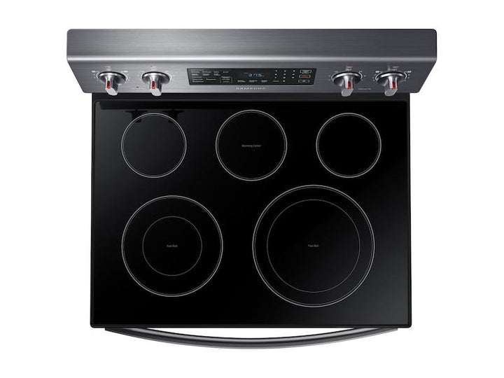 SAMSUNG NE59R4321SG 5.9 cu. ft. Freestanding Electric Range with Convection in Black Stainless Steel