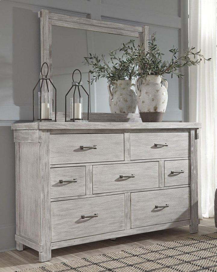 ASHLEY FURNITURE PKG006742 California King Panel Bed With Dresser