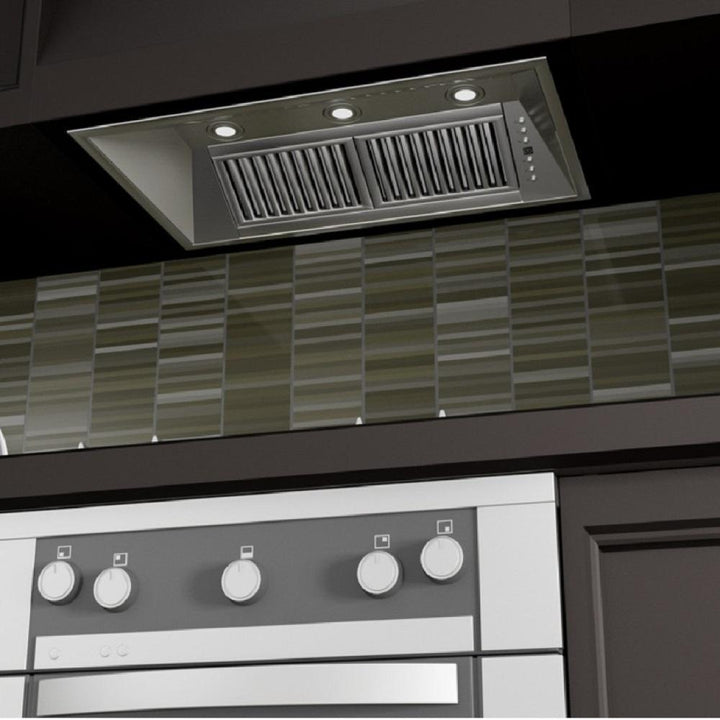 ZLINE KITCHEN AND BATH 721I28 ZLINE Ducted Island Mount Range Hood Insert in Stainless Steel Size: 28 Inch