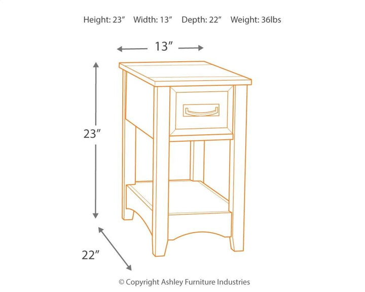 ASHLEY FURNITURE PKG008423 2 End Tables