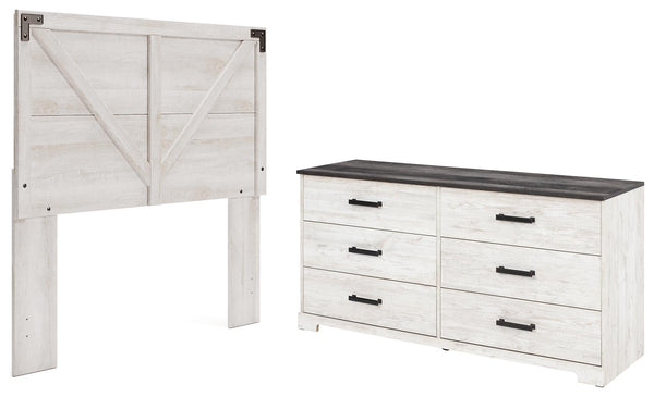 ASHLEY FURNITURE PKG009340 Full Panel Headboard With Dresser