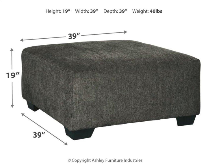 ASHLEY FURNITURE 8070308 Ballinasloe Oversized Ottoman