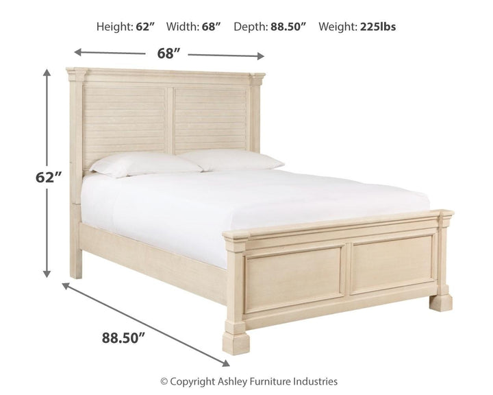 ASHLEY FURNITURE PKG006101 Queen Panel Bed With Mirrored Dresser and Chest