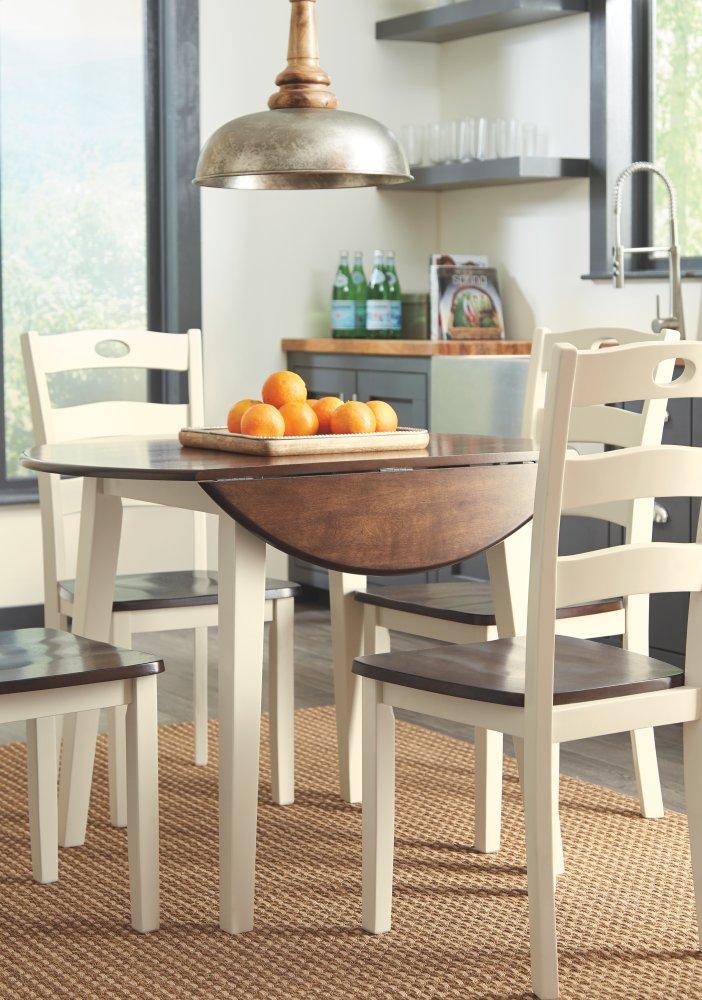 ASHLEY FURNITURE D335D3 Woodanville Dining Table With 4 Chairs