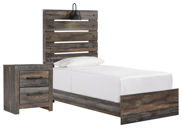 ASHLEY FURNITURE PKG000706 Twin Panel Bed With Nightstand