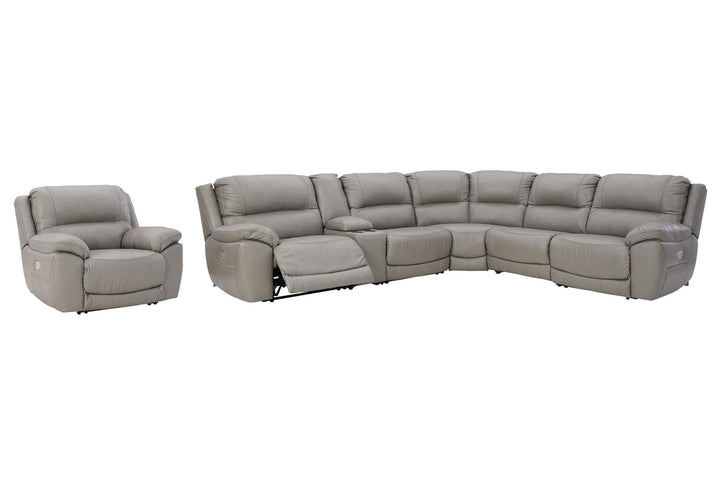 ASHLEY FURNITURE PKG011057 6-piece Sectional With Recliner