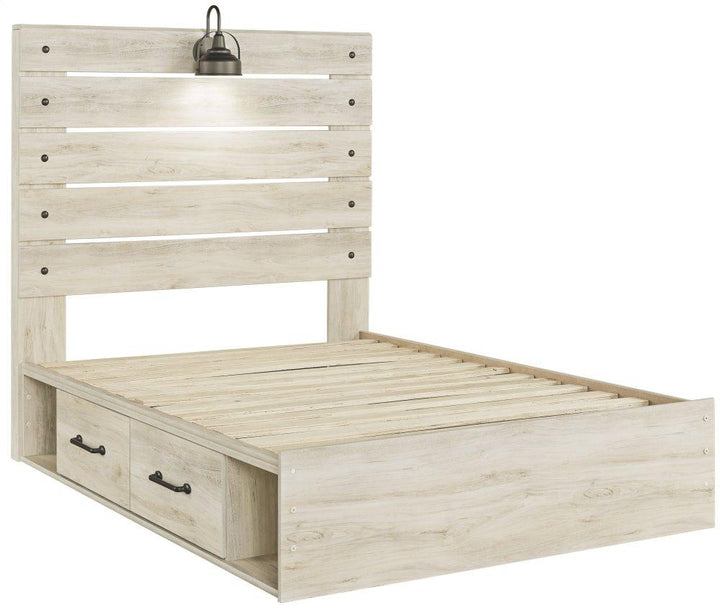 ASHLEY FURNITURE PKG002985 Full Panel Bed With 2 Storage Drawers With Dresser