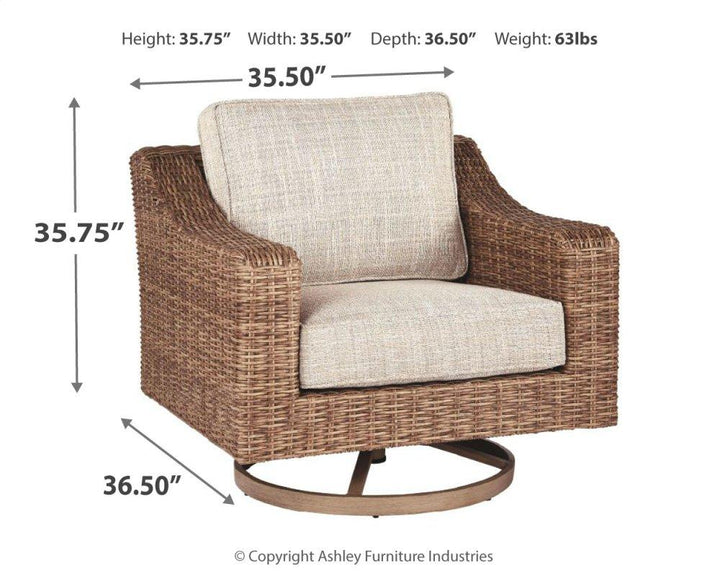 ASHLEY FURNITURE PKG014577 Outdoor Sofa With 2 Lounge Chairs