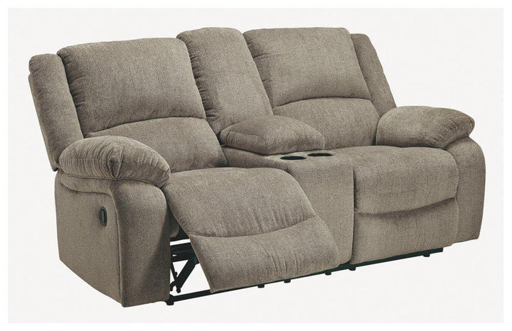 ASHLEY FURNITURE 7650594 Draycoll Reclining Loveseat With Console