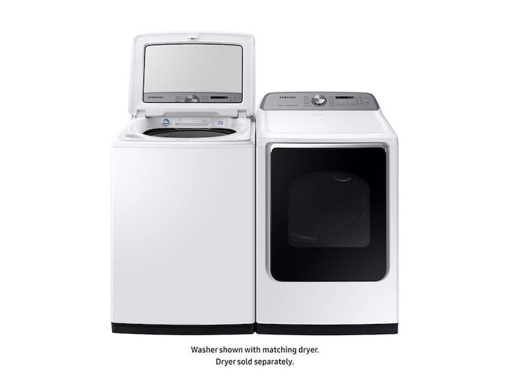 SAMSUNG WA54R7600AW 5.4 cu. ft. Top Load Washer with Super Speed in White