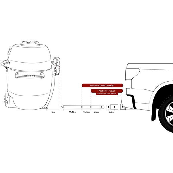 BROIL KING KA5532 HITCH ADAPTOR KIT