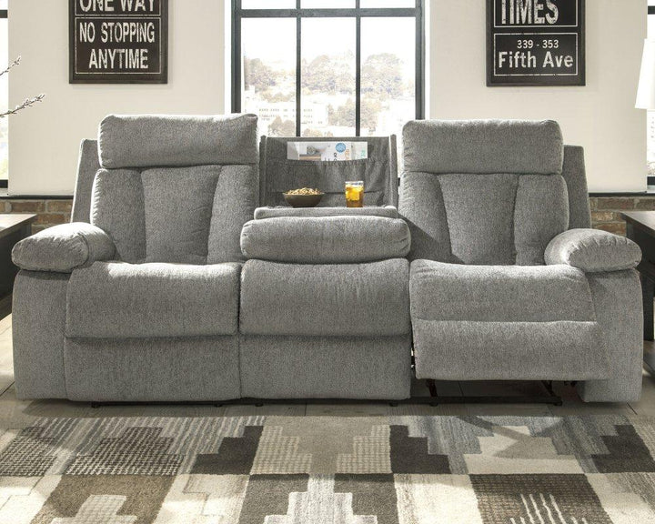 ASHLEY FURNITURE 7620489 Mitchiner Reclining Sofa With Drop Down Table