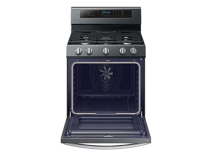 SAMSUNG NX58M6630SG 5.8 cu. ft. Freestanding Gas Range with True Convection in Black Stainless Steel