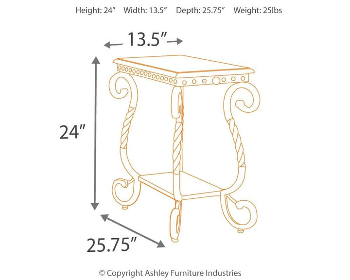 ASHLEY FURNITURE PKG008466 2 End Tables