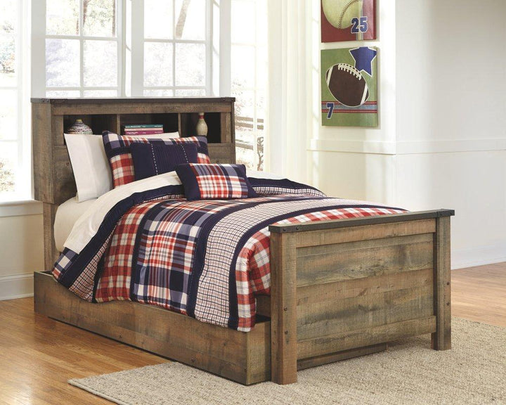 ASHLEY FURNITURE B446B22 Trinell Twin Bookcase Bed With 1 Large Storage Drawer