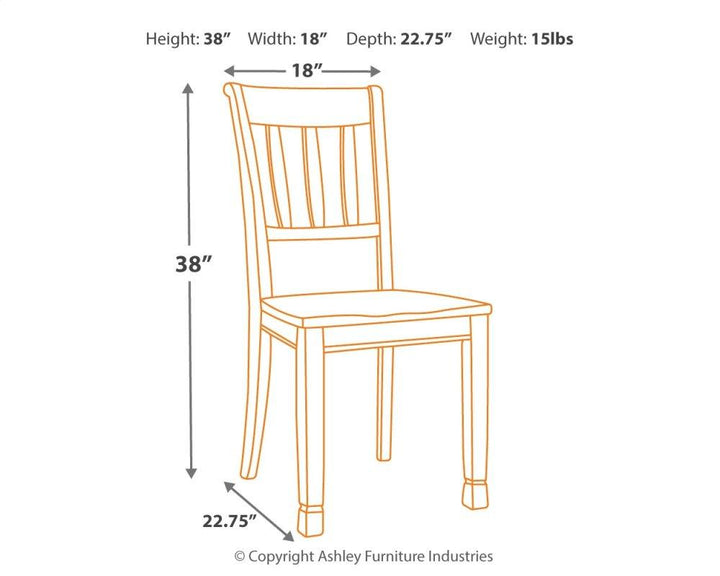 ASHLEY FURNITURE D583D10 Whitesburg Dining Table With 4 Chairs and Bench