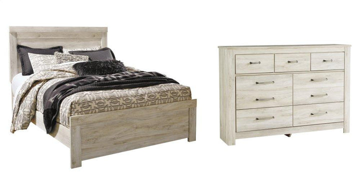 ASHLEY FURNITURE PKG004709 Queen Panel Bed With Dresser