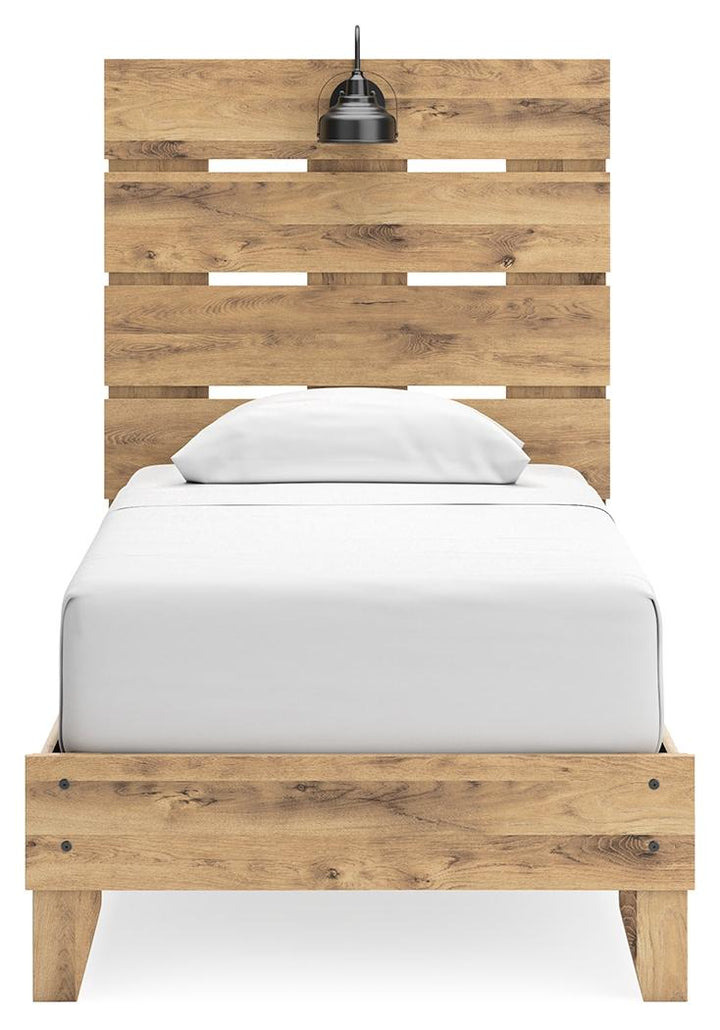 ASHLEY FURNITURE EB2712B6 Larstin Twin Panel Platform Bed