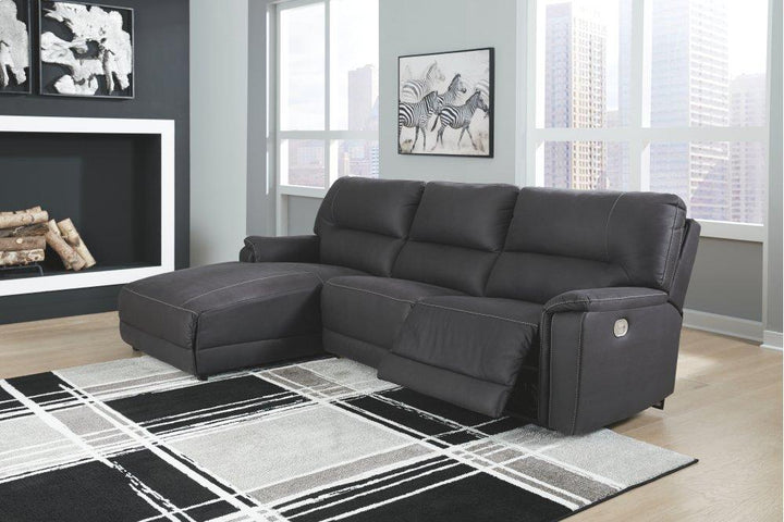 ASHLEY FURNITURE 78606S2 Henefer 3-piece Power Reclining Sectional With Chaise