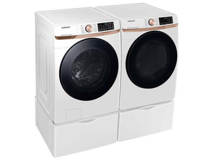 SAMSUNG DVE50BG8300EA3 7.5 cu. ft. Smart Electric Dryer with Steam Sanitize+ and Sensor Dry in Ivory