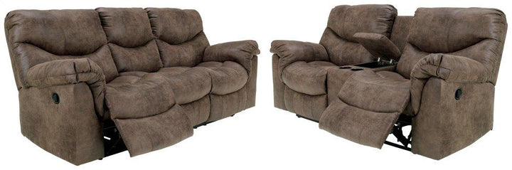 ASHLEY FURNITURE 71400U3 Alzena Reclining Sofa and Loveseat