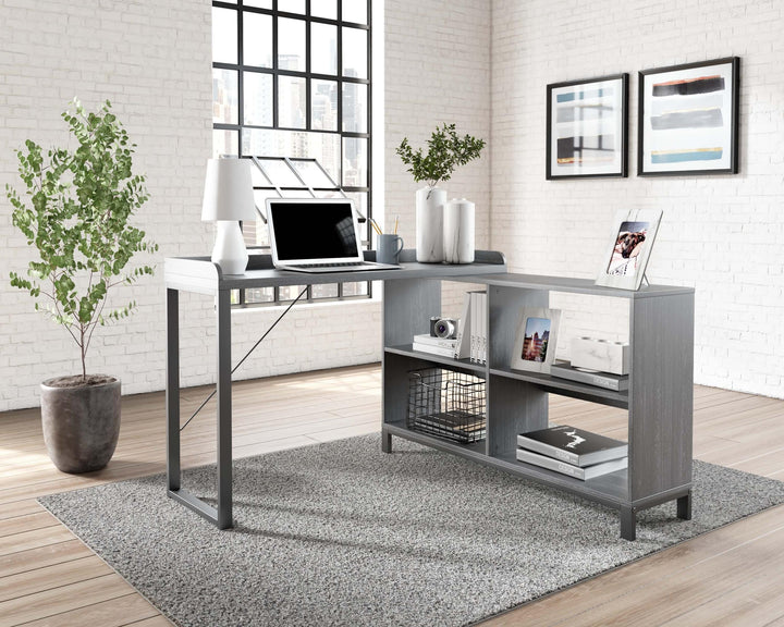 ASHLEY FURNITURE PKG014446 Home Office Desk and Storage