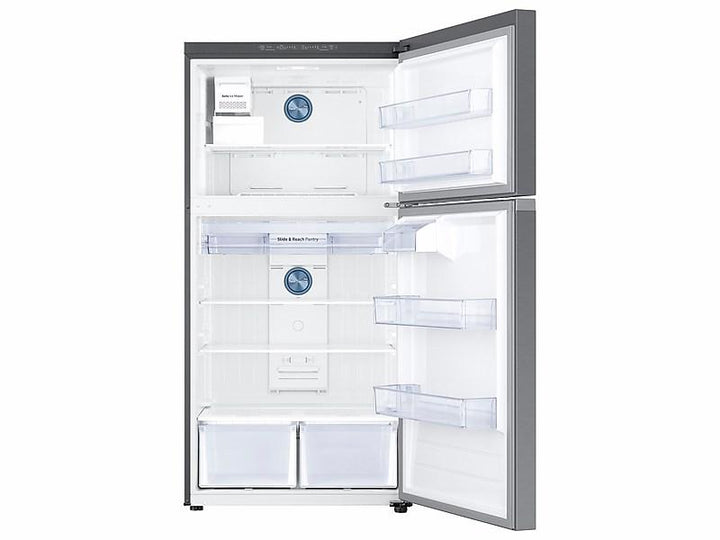 SAMSUNG RT21M6215SR 21 cu. ft. Top Freezer Refrigerator with FlexZone TM and Ice Maker in Stainless Steel