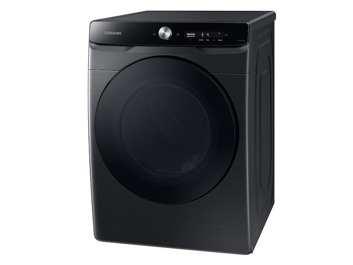 SAMSUNG DVE50A8600V 7.5 cu. ft. Smart Dial Electric Dryer with Super Speed Dry in Brushed Black