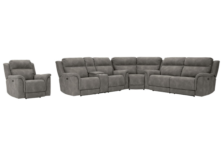 ASHLEY FURNITURE PKG008166 3-piece Sectional With Recliner