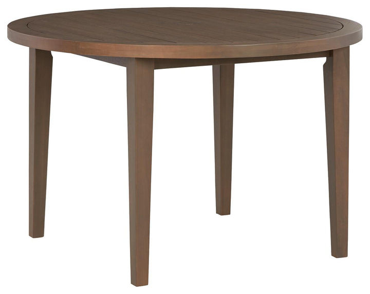 ASHLEY FURNITURE PKG013873 Outdoor Dining Table and 4 Chairs