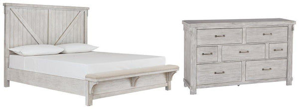ASHLEY FURNITURE PKG006729 King Panel Bed With Dresser