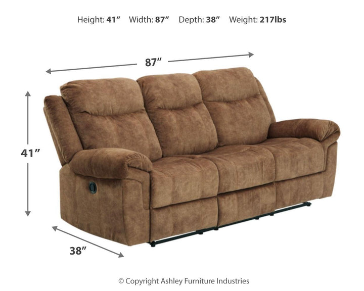 ASHLEY FURNITURE 8230489 Huddle-up Reclining Sofa With Drop Down Table