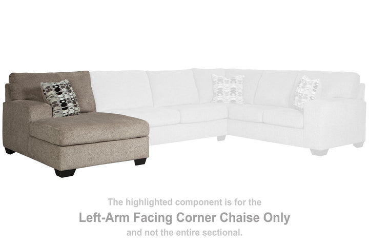 ASHLEY FURNITURE 8070216 Ballinasloe Left-arm Facing Corner Chaise