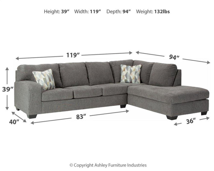 ASHLEY FURNITURE PKG002361 2-piece Sectional With Recliner