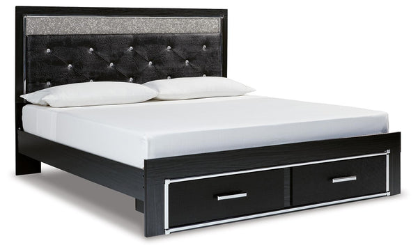 ASHLEY FURNITURE B1420B23 Kaydell King Upholstered Panel Storage Bed