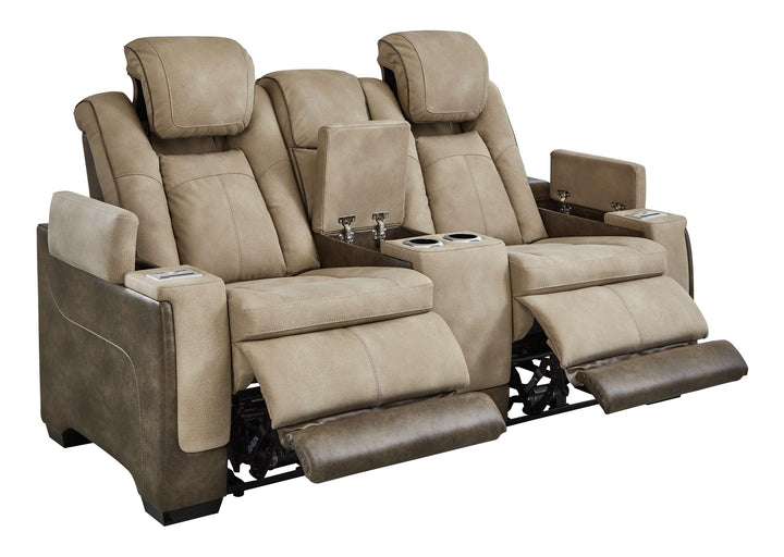 ASHLEY FURNITURE 2200318 Next-gen Durapella Power Reclining Loveseat With Console