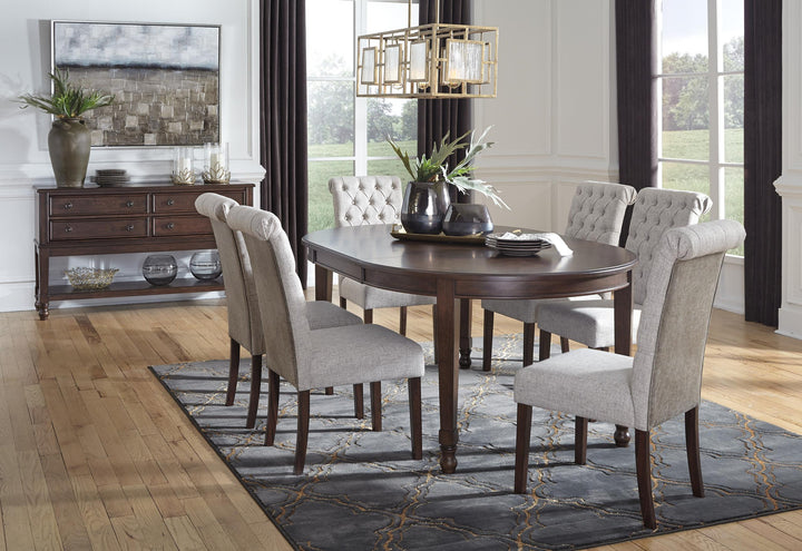 ASHLEY FURNITURE PKG002160 Dining Table and 6 Chairs With Storage