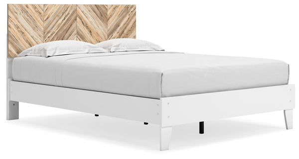 ASHLEY FURNITURE EB1221B5 Piperton Queen Panel Platform Bed