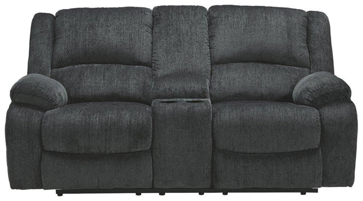 ASHLEY FURNITURE 7650494 Draycoll Reclining Loveseat With Console