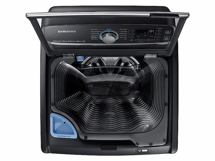 SAMSUNG WA52M7750AV 5.2 cu. ft. activewash TM Top Load Washer in Black Stainless Steel