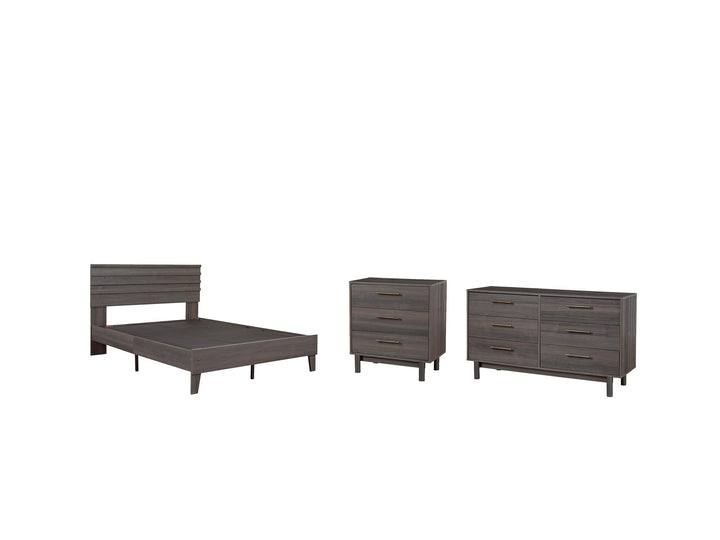 ASHLEY FURNITURE PKG008880 Full Panel Headboard With Dresser and Chest
