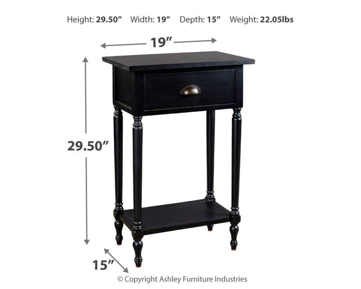 ASHLEY FURNITURE A4000161 Juinville Accent Table